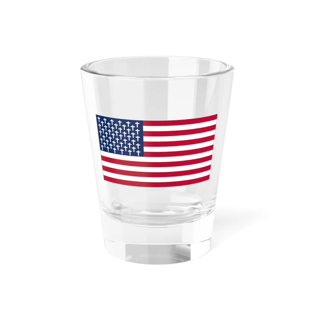 Flag of the dead (United States) Shot Glass 1.5oz 1.5oz - Go Mug Yourself