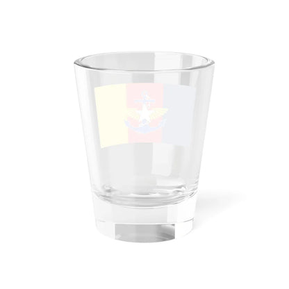 Flag of the Defence Services Academy (Myanmar) Shot Glass 1.5oz - Go Mug Yourself