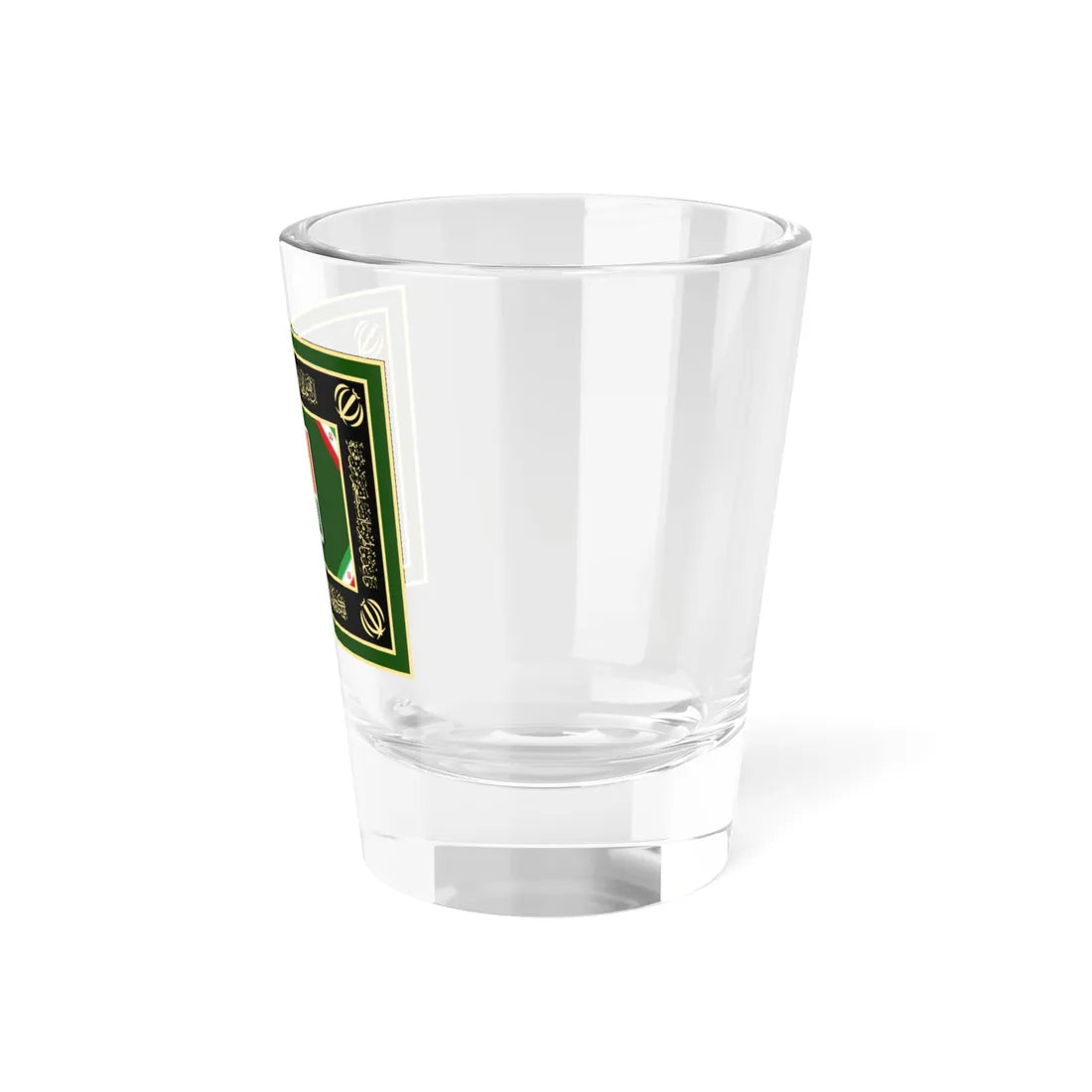 Flag of the Defense Industries Organization (Iran) Shot Glass 1.5oz - Go Mug Yourself