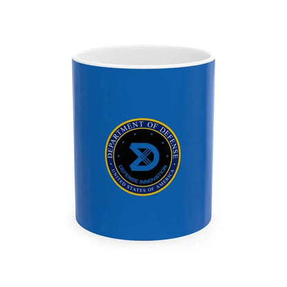 Flag of the Defense Innovation Unit (United States) White Coffee Mug 11oz - Go Mug Yourself