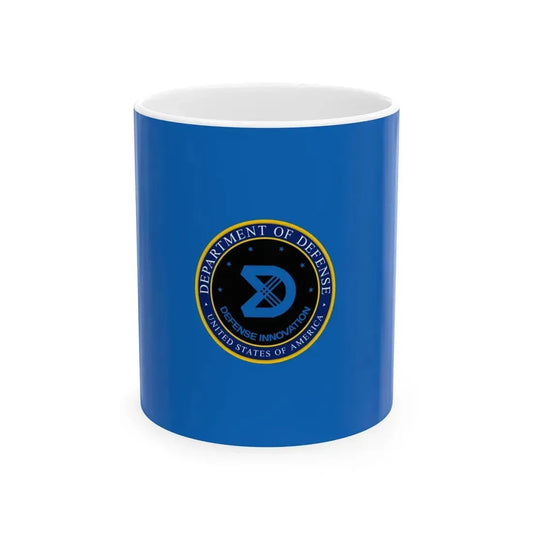 Flag of the Defense Innovation Unit (United States) White Coffee Mug 11oz - Go Mug Yourself