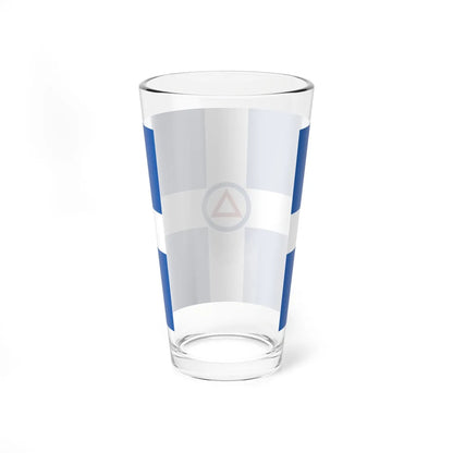 Flag of the Democratic Army of Greece (Greece) Pint Glass 16oz - Go Mug Yourself