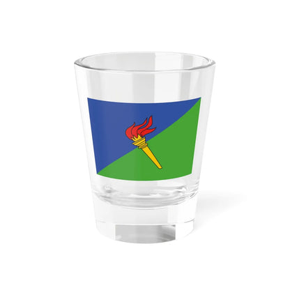 Flag of the Democratic Party of Equatorial Guinea PDGE (Equatorial Guinea) Shot Glass 1.5oz 1.5oz - Go Mug Yourself