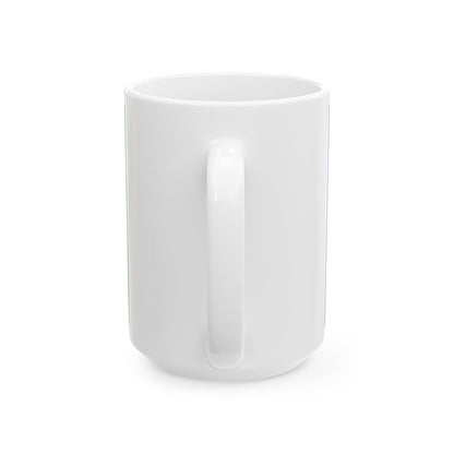 Flag of the Democratic Party of Equatorial Guinea PDGE (Equatorial Guinea) White Coffee Mug-Go Mug Yourself