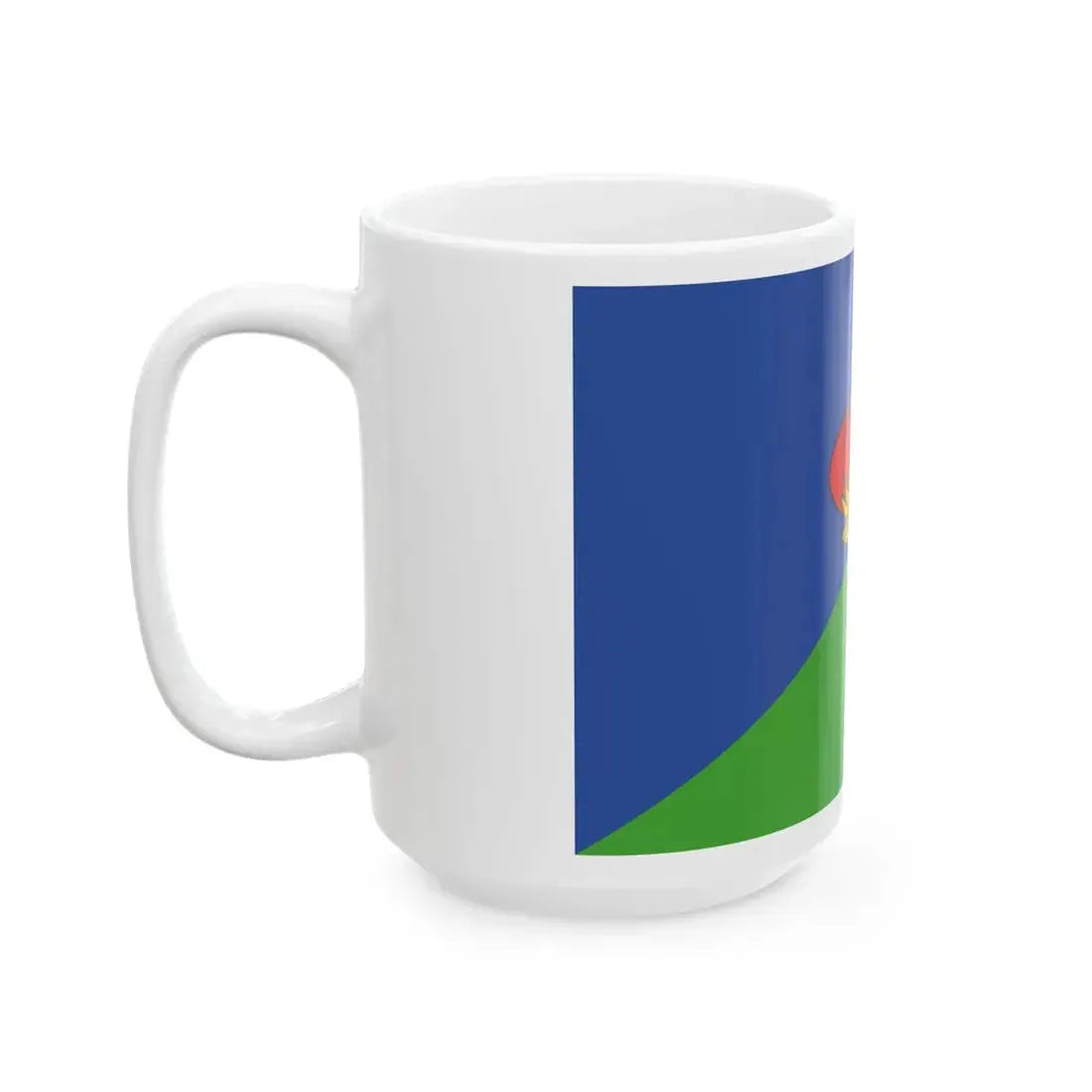 Flag of the Democratic Party of Equatorial Guinea PDGE (Equatorial Guinea) White Coffee Mug - Go Mug Yourself