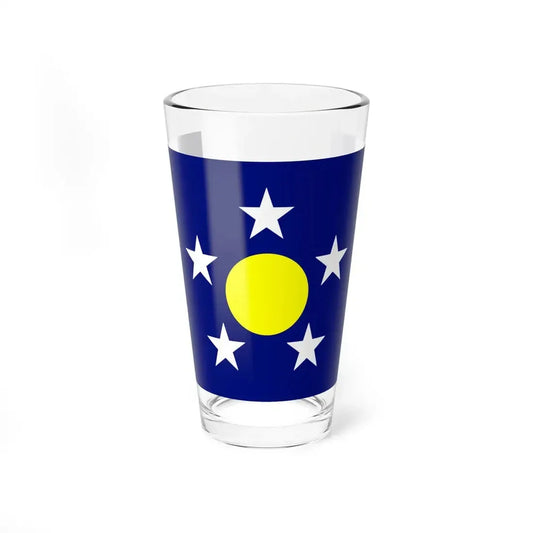 Flag of the Democratic Party of Vietnam (Vietnam) Pint Glass 16oz 16oz - Go Mug Yourself
