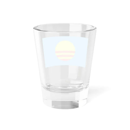 Flag of the Democratic Peoples Union Bosnia and Hertzegovina (Bosnia and Herzegovina) Shot Glass 1.5oz - Go Mug Yourself