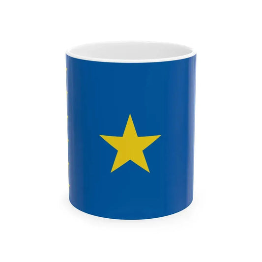 Flag of the Democratic Republic of the Congo 1997-2003 (Congo) White Coffee Mug 11oz - Go Mug Yourself
