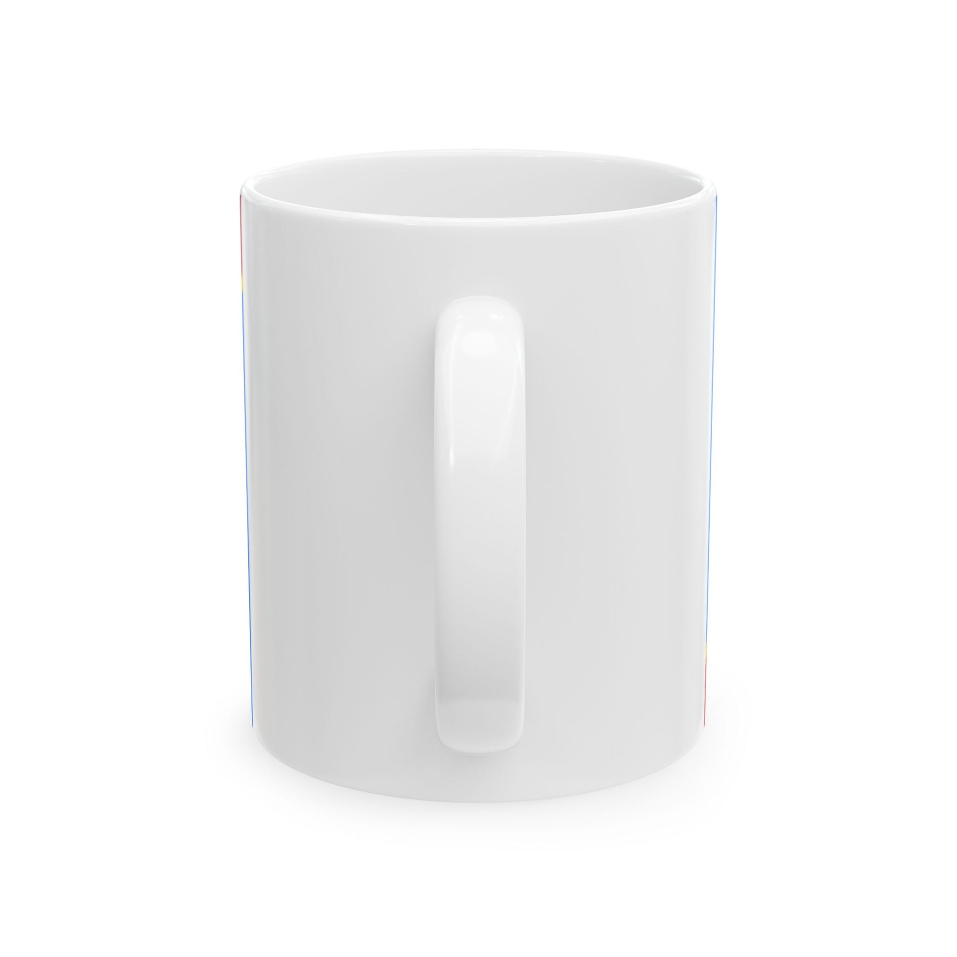 Flag of the Democratic Republic of the Congo type 2 (Congo) White Coffee Mug-Go Mug Yourself