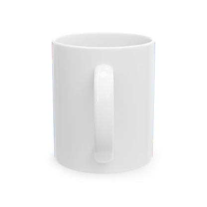 Flag of the Democratic Republic of the Congo type 2 (Congo) White Coffee Mug-Go Mug Yourself