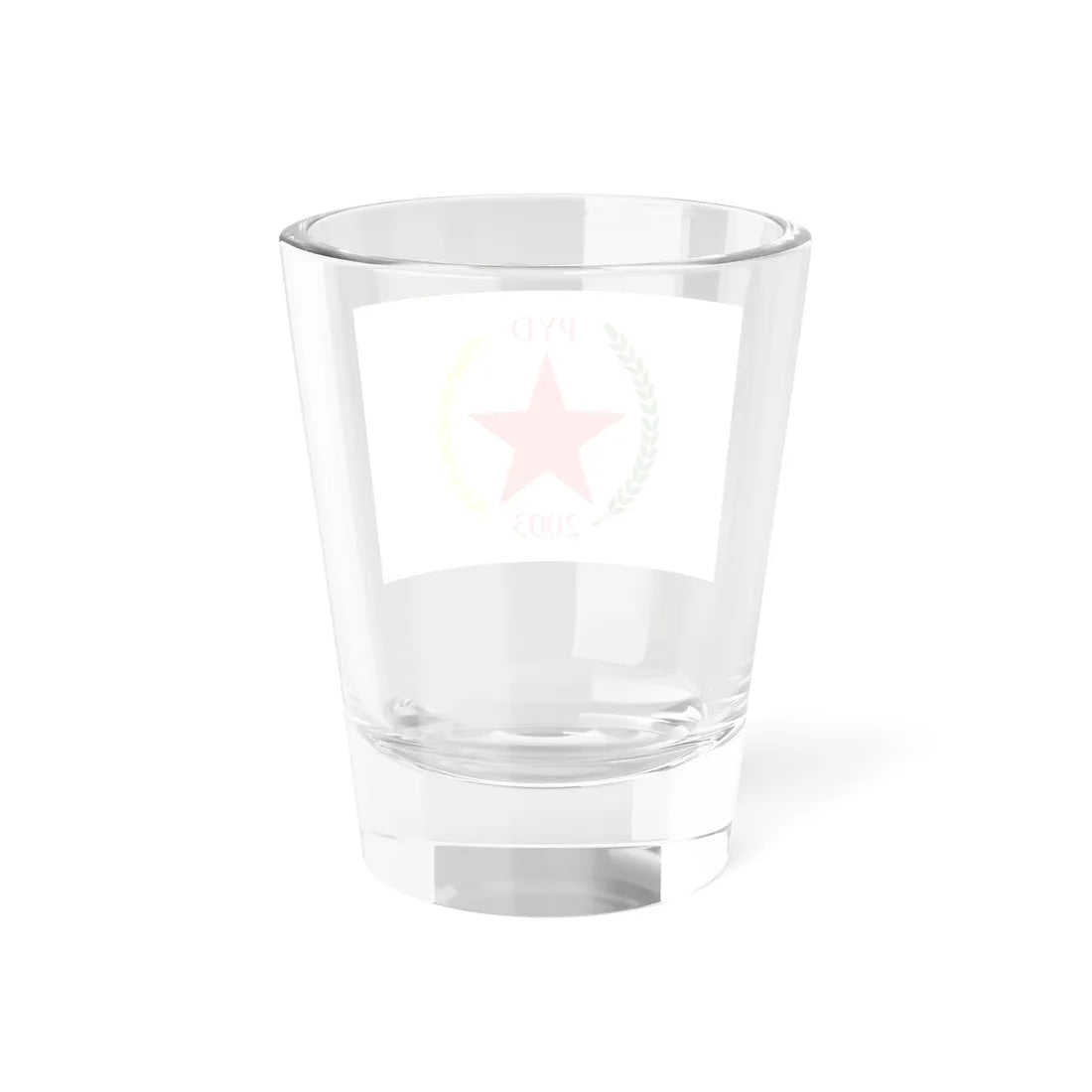 Flag of the Democratic Union Party (Syria) Shot Glass 1.5oz - Go Mug Yourself