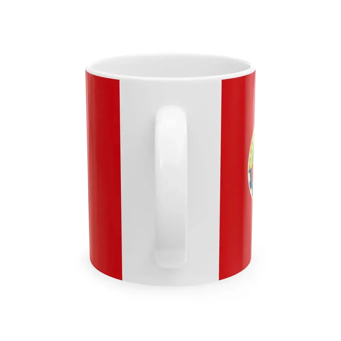 Flag of the Democratic Youth Organisation of Afghanistan (Afghanistan) White Coffee Mug - Go Mug Yourself