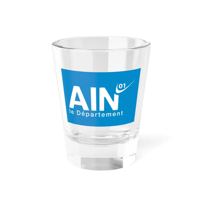 Flag of the Department of Ain (France) Shot Glass 1.5oz 1.5oz - Go Mug Yourself