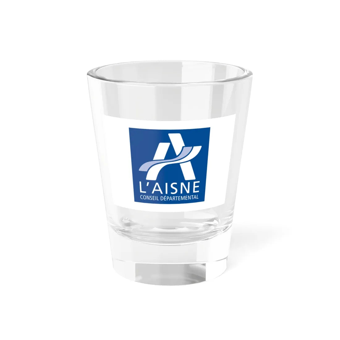 Flag of the Department of Aisne (France) Shot Glass 1.5oz 1.5oz - Go Mug Yourself