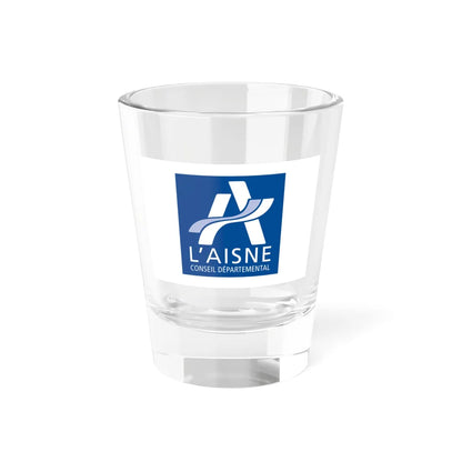 Flag of the Department of Aisne (France) Shot Glass 1.5oz 1.5oz - Go Mug Yourself