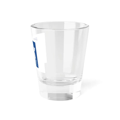 Flag of the Department of Aisne (France) Shot Glass 1.5oz - Go Mug Yourself