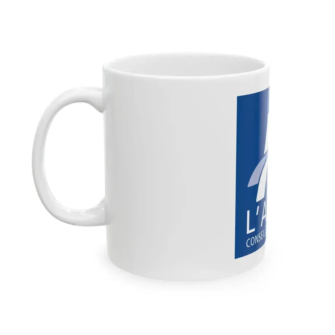 Flag of the Department of Aisne (France) White Coffee Mug - Go Mug Yourself