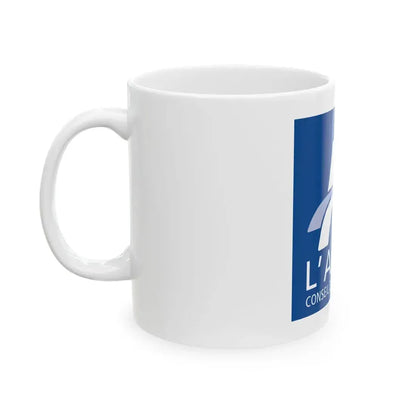 Flag of the Department of Aisne (France) White Coffee Mug - Go Mug Yourself