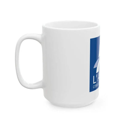 Flag of the Department of Aisne (France) White Coffee Mug - Go Mug Yourself