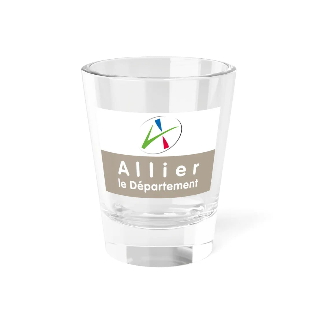 Flag of the Department of Allier (France) Shot Glass 1.5oz 1.5oz - Go Mug Yourself