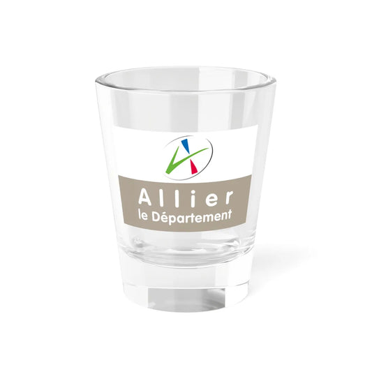 Flag of the Department of Allier (France) Shot Glass 1.5oz 1.5oz - Go Mug Yourself