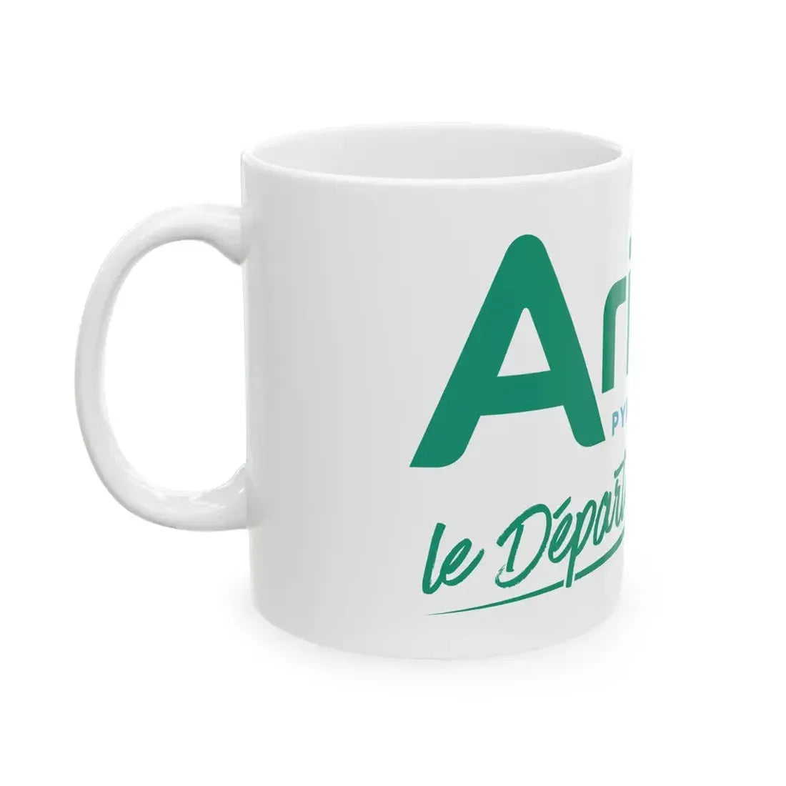 Flag of the Department of Ariege (France) White Coffee Mug - Go Mug Yourself