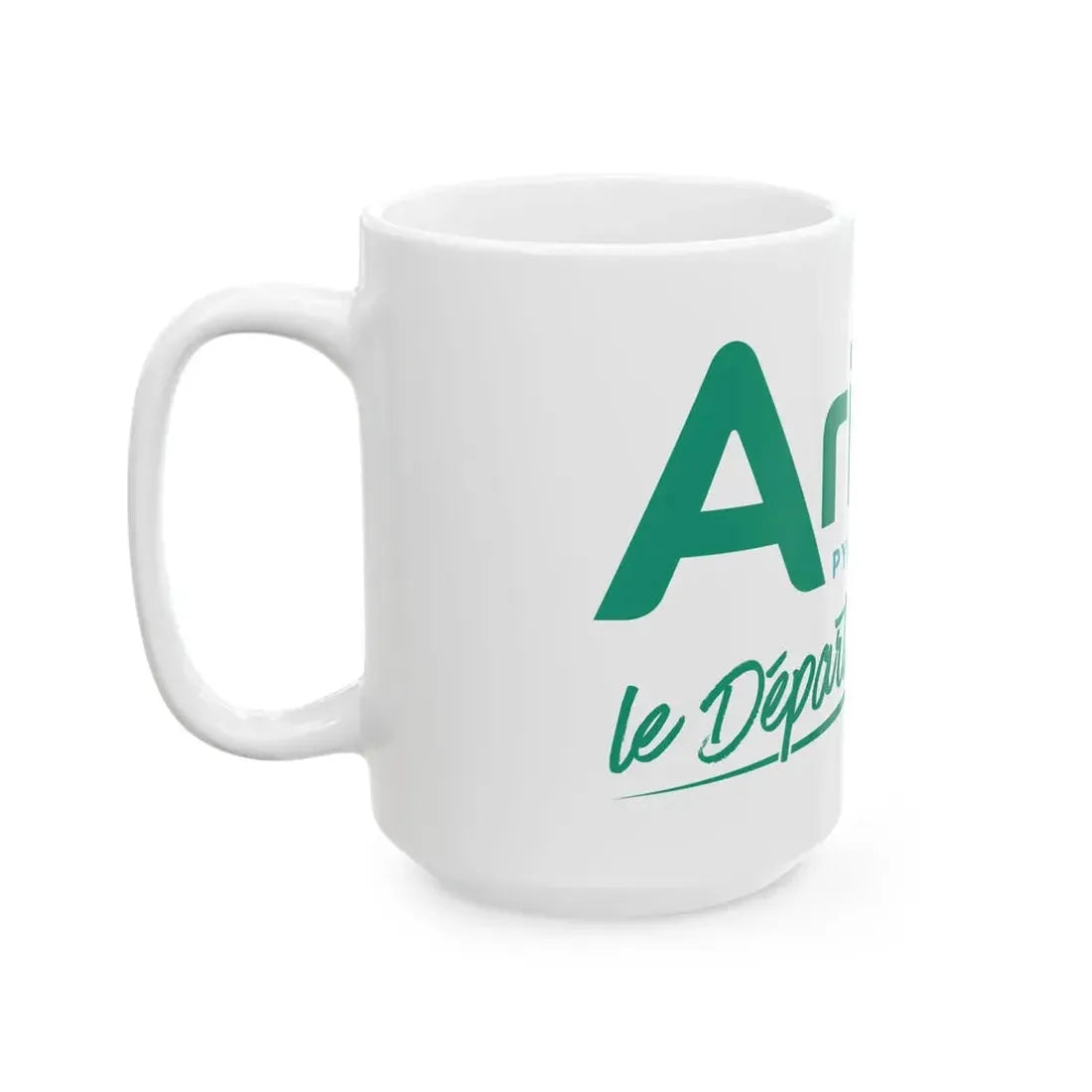 Flag of the Department of Ariege (France) White Coffee Mug - Go Mug Yourself