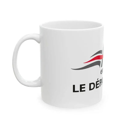 Flag of the Department of Aube (France) White Coffee Mug - Go Mug Yourself