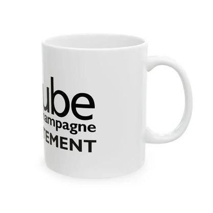 Flag of the Department of Aube (France) White Coffee Mug - Go Mug Yourself