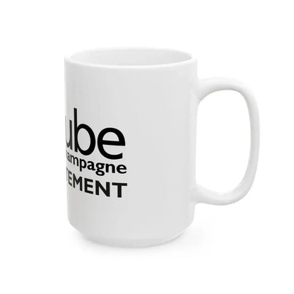 Flag of the Department of Aube (France) White Coffee Mug - Go Mug Yourself