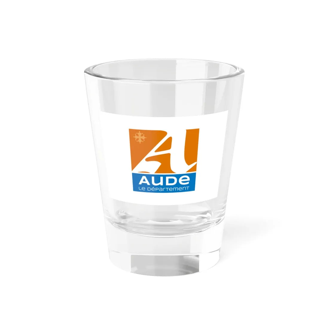 Flag of the Department of Aude (France) Shot Glass 1.5oz 1.5oz - Go Mug Yourself