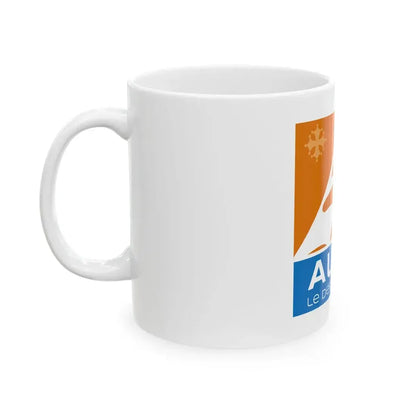 Flag of the Department of Aude (France) White Coffee Mug - Go Mug Yourself
