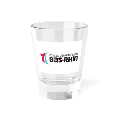 Flag of the Department of Bas-Rhin (France) Shot Glass 1.5oz 1.5oz - Go Mug Yourself