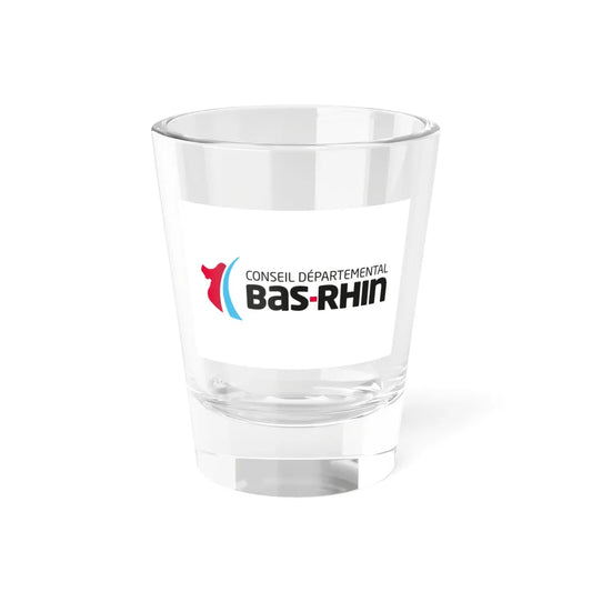 Flag of the Department of Bas-Rhin (France) Shot Glass 1.5oz 1.5oz - Go Mug Yourself