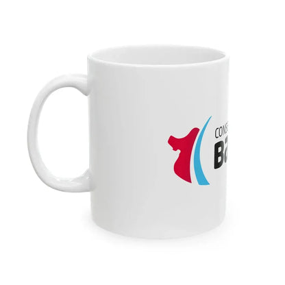 Flag of the Department of Bas-Rhin (France) White Coffee Mug - Go Mug Yourself