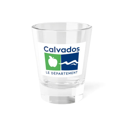 Flag of the Department of Calvados (France) Shot Glass 1.5oz 1.5oz - Go Mug Yourself