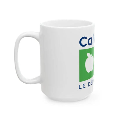 Flag of the Department of Calvados (France) White Coffee Mug - Go Mug Yourself