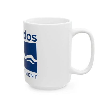 Flag of the Department of Calvados (France) White Coffee Mug - Go Mug Yourself