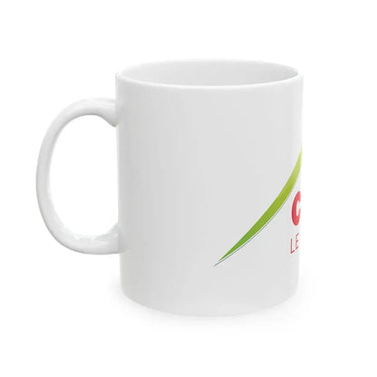 Flag of the Department of Cantal (France) White Coffee Mug - Go Mug Yourself