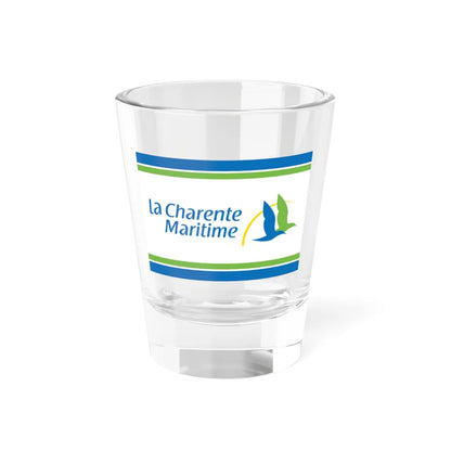 Flag of the Department of Charente-Maritime (France) Shot Glass 1.5oz 1.5oz - Go Mug Yourself
