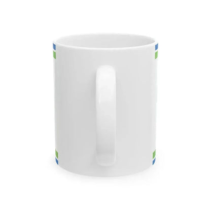 Flag of the Department of Charente-Maritime (France) White Coffee Mug - Go Mug Yourself