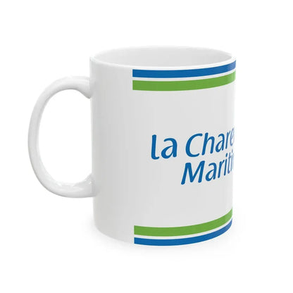 Flag of the Department of Charente-Maritime (France) White Coffee Mug - Go Mug Yourself