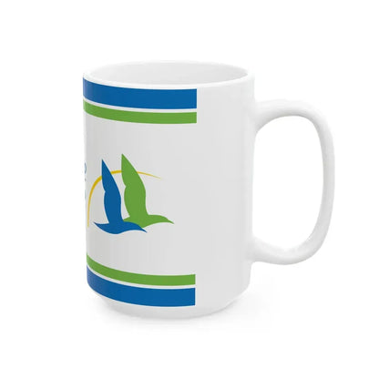Flag of the Department of Charente-Maritime (France) White Coffee Mug - Go Mug Yourself