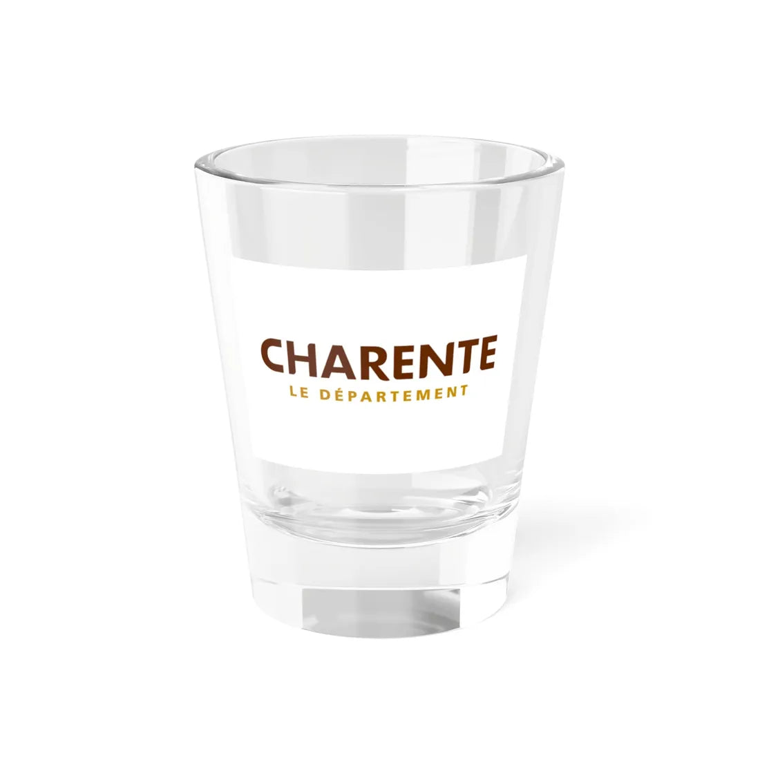 Flag of the Department of Charente Variant 1 (France) Shot Glass 1.5oz 1.5oz - Go Mug Yourself
