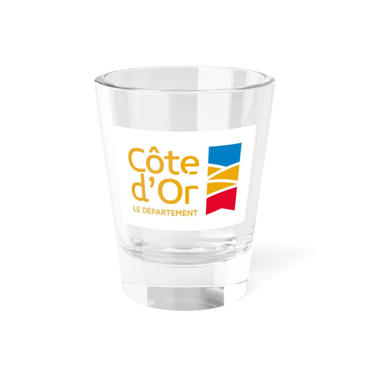 Flag of the Department of Cote-dOr (France) Shot Glass 1.5oz 1.5oz - Go Mug Yourself