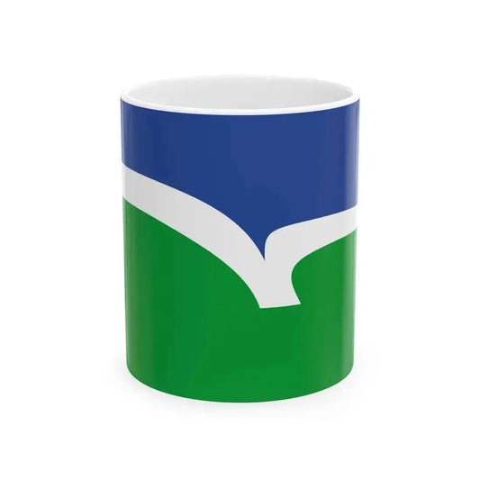 Flag of the Department of Cotes-dArmor (France) White Coffee Mug 11oz - Go Mug Yourself