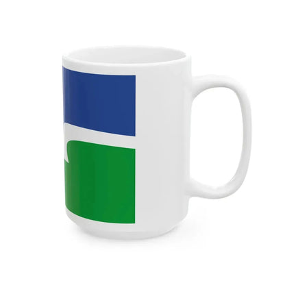 Flag of the Department of Cotes-dArmor (France) White Coffee Mug - Go Mug Yourself