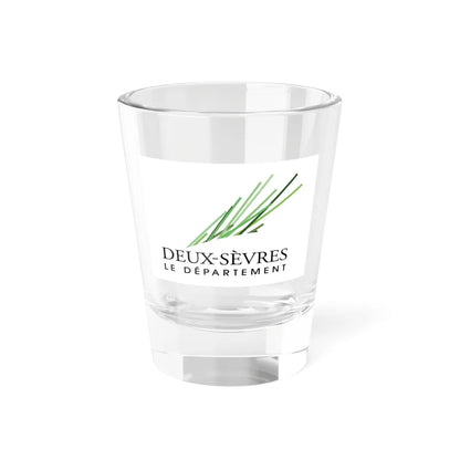 Flag of the Department of Deux-Sevres (France) Shot Glass 1.5oz 1.5oz - Go Mug Yourself
