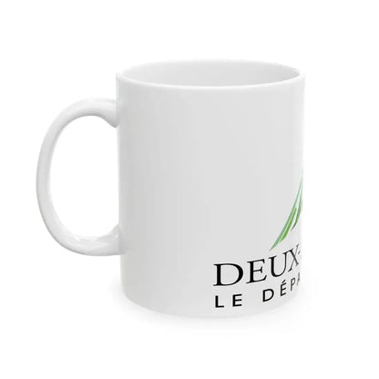 Flag of the Department of Deux-Sevres (France) White Coffee Mug - Go Mug Yourself