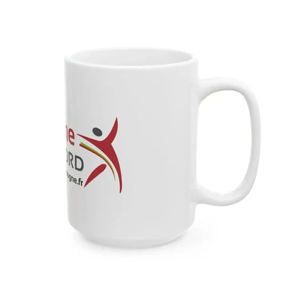 Flag of the Department of Dordogne (France) White Coffee Mug - Go Mug Yourself